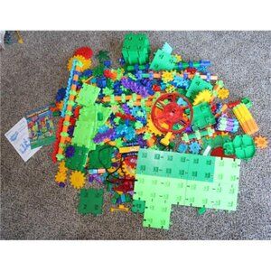 Learning Resources Gears Building LOT Dizzy Fun Land Over 200 Pieces STEM Motor